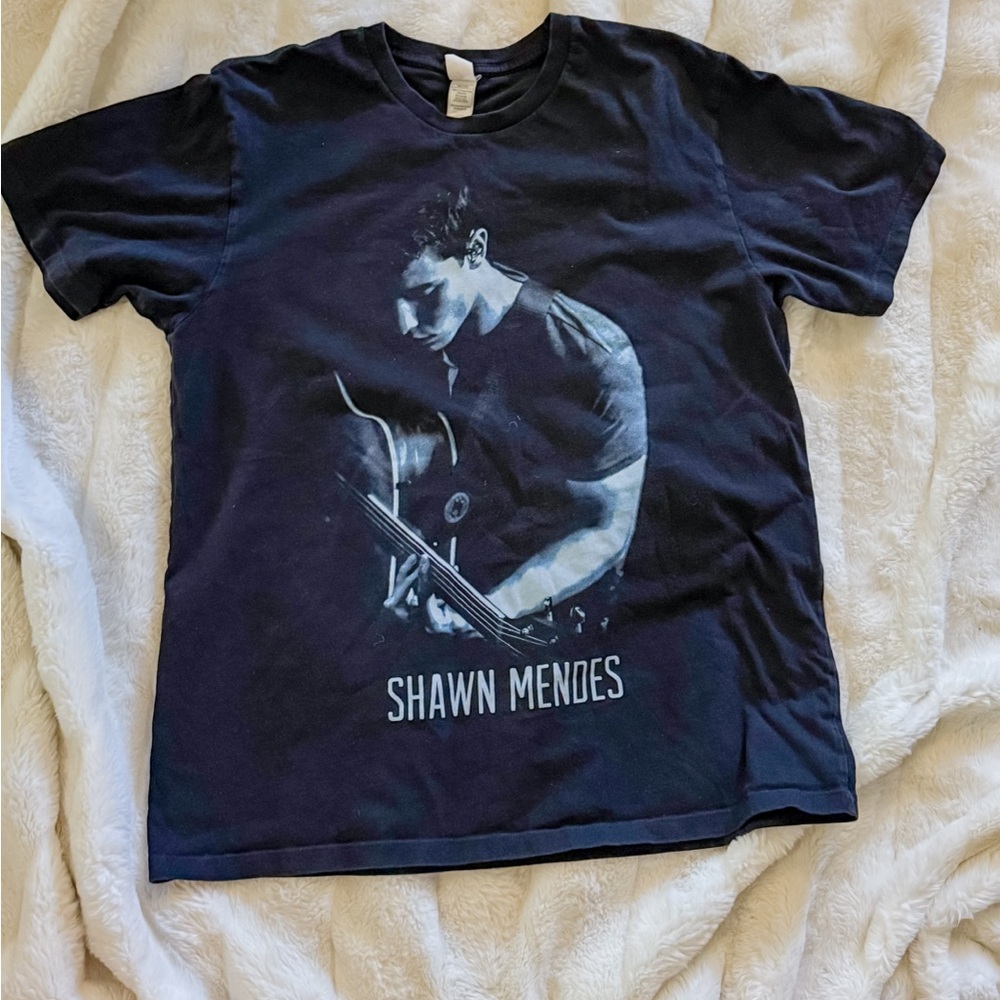 Shawn Mendes Black Graphic T-Shirt